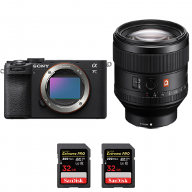 Sony A7C II Noir + FE 85mm f/1.4 GM + 2 SanDisk 32GB Extreme PRO UHS-II SDXC 300 MB/s-1