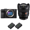 Sony A7C II Negro + FE 14mm f/1.8 GM + 2 Sony NP-FZ100-1