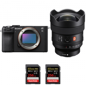 Sony A7C II Noir + FE 14mm f/1.8 GM + 2 SanDisk 256GB Extreme PRO UHS-II SDXC 300 MB/s-1