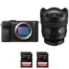 Sony A7C II Noir + FE 14mm f/1.8 GM + 2 SanDisk 64GB Extreme PRO UHS-II SDXC 300 MB/s - Appareil Photo Hybride|MCZ DIRECT