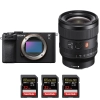 Sony A7C II Negro + FE 24mm f/1.4 GM + 3 SanDisk 32GB Extreme PRO UHS-II SDXC 300 MB/s|MCZ DIRECT