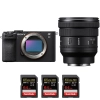 Sony A7C II Noir + FE PZ 16-35mm f/4 G + 3 SanDisk 64GB Extreme PRO UHS-II SDXC 300 MB/s - Appareil Photo Hybride|MCZ DIRECT
