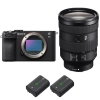 Sony A7C II Negro + FE 24-105mm f/4 G OSS + 2 Sony NP-FZ100|MCZ DIRECT