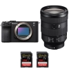 Sony A7C II Black + FE 24-105mm f/4 G OSS + 2 SanDisk 256GB Extreme PRO UHS-II SDXC 300 MB/s|MCZ DIRECT