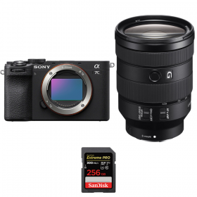 Sony A7C II Negro + FE 24-105mm f/4 G OSS + 1 SanDisk 256GB Extreme PRO UHS-II SDXC 300 MB/s-1