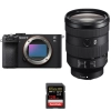 Sony A7C II Noir + FE 24-105mm f/4 G OSS + 1 SanDisk 128GB Extreme PRO UHS-II SDXC 300 MB/s - Appareil Photo Hybride|MCZ DIRECT