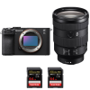 Sony A7C II Noir + FE 24-105mm f/4 G OSS + 2 SanDisk 64GB Extreme PRO UHS-II SDXC 300 MB/s-1