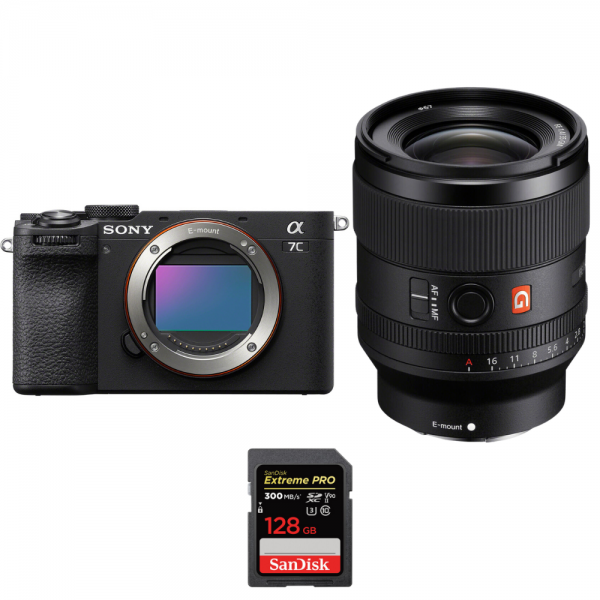 Sony A7C II Negro + FE 35mm f/1.4 GM + 1 SanDisk 128GB Extreme PRO UHS-II SDXC 300 MB/s-1