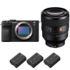 Sony A7C II Black + FE 50mm f/1.2 GM + 3 Sony NP-FZ100|MCZ DIRECT