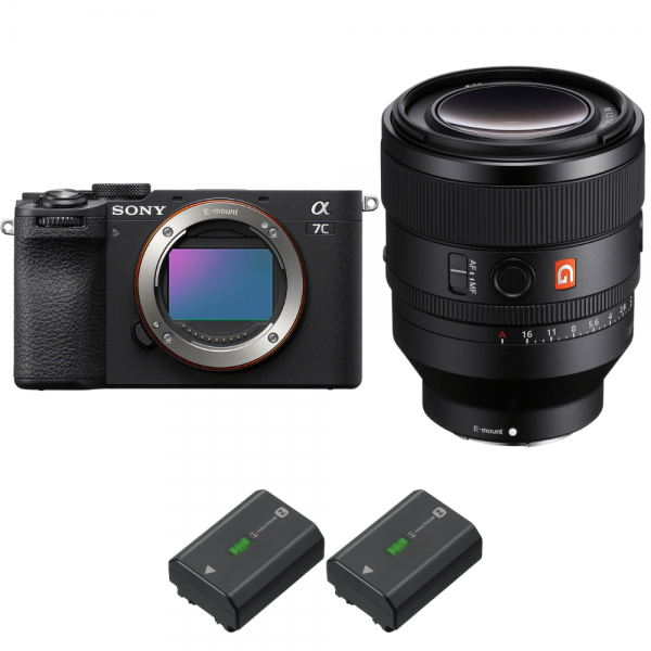 Sony A7C II Noir + FE 50mm f/1.2 GM + 2 Sony NP-FZ100 - Appareil Photo Hybride|MCZ DIRECT