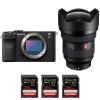 Sony A7C II Black + FE 12-24mm f/2.8 GM + 3 SanDisk 256GB Extreme PRO UHS-II SDXC 300 MB/s|MCZ DIRECT