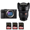 Sony A7C II Black + FE 12-24mm f/2.8 GM + 3 SanDisk 128GB Extreme PRO UHS-II SDXC 300 MB/s|MCZ DIRECT