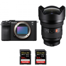 Sony A7C II Noir + FE 12-24mm f/2.8 GM + 2 SanDisk 64GB Extreme PRO UHS-II SDXC 300 MB/s-1