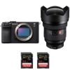 Sony A7C II Noir + FE 12-24mm f/2.8 GM + 2 SanDisk 64GB Extreme PRO UHS-II SDXC 300 MB/s - Appareil Photo Hybride|MCZ DIRECT
