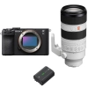 Sony A7C II Noir + FE 70-200mm f/2.8 GM OSS II + 1 Sony NP-FZ100 - Appareil Photo Hybride|MCZ DIRECT