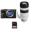 Sony A7C II Black + FE 70-200mm f/2.8 GM OSS II + 1 SanDisk 256GB Extreme PRO UHS-II SDXC 300 MB/s|MCZ DIRECT
