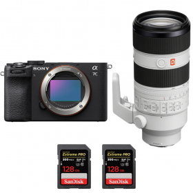 Sony A7C II Black + FE 70-200mm f/2.8 GM OSS II + 2 SanDisk 128GB Extreme PRO UHS-II SDXC 300 MB/s-1