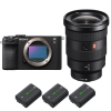 Sony A7C II Black + FE 16-35mm f/2.8 GM + 3 Sony NP-FZ100|MCZ DIRECT