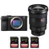 Sony A7C II Noir + FE 16-35mm f/2.8 GM + 3 SanDisk 128GB Extreme PRO UHS-II SDXC 300 MB/s - Appareil Photo Hybride|MCZ DIRECT