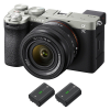 Sony A7C II Silver + FE 28-60mm f/4-5.6 + 2 Sony NP-FZ100 - Appareil Photo Hybride|MCZ DIRECT