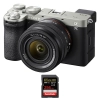 Sony A7C II Silver + FE 28-60mm f/4-5.6 + 1 SanDisk 256GB Extreme PRO UHS-II SDXC 300 MB/s - Appareil Photo Hybride|MCZ DIRECT