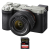 Sony A7C II Silver + FE 28-60mm f/4-5.6 + 1 SanDisk 128GB Extreme PRO UHS-II SDXC 300 MB/s - Appareil Photo Hybride|MCZ DIRECT
