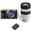 Sony A7C II Silver + FE 70-200mm f/4 Macro G OSS II + 1 Sony NP-FZ100 - Appareil Photo Hybride|MCZ DIRECT