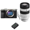Sony A7C II Silver + FE 70-200mm f/4 Macro G OSS II + 1 Sony NP-FZ100|MCZ DIRECT