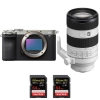 Sony A7C II Silver + FE 70-200mm f/4 Macro G OSS II + 2 SanDisk 64GB Extreme PRO UHS-II SDXC 300 MB/s|MCZ DIRECT