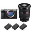 Sony A7C II Silver + FE 16-35mm f/2.8 GM II + 3 Sony NP-FZ100 - Appareil Photo Hybride|MCZ DIRECT