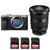 Sony A7C II Silver + FE 16-35mm f/2.8 GM II + 3 SanDisk 128GB Extreme PRO UHS-II SDXC 300 MB/s|MCZ DIRECT