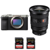 Sony A7C II Silver + FE 16-35mm f/2.8 GM II + 2 SanDisk 128GB Extreme PRO UHS-II SDXC 300 MB/s - Appareil Photo Hybride|MCZ DIRECT