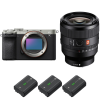 Sony A7C II Silver + FE 50mm f/1.4 GM + 3 Sony NP-FZ100|MCZ DIRECT