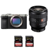 Sony A7C II Silver + FE 50mm f/1.4 GM + 2 SanDisk 256GB Extreme PRO UHS-II SDXC 300 MB/s - Appareil Photo Hybride|MCZ DIRECT