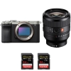 Sony A7C II Silver + FE 50mm f/1.4 GM + 2 SanDisk 64GB Extreme PRO UHS-II SDXC 300 MB/s - Appareil Photo Hybride|MCZ DIRECT