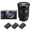 Sony A7C II Silver + FE 24-70mm f/2.8 GM II + 3 Sony NP-FZ100|MCZ DIRECT