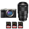 Sony A7C II Silver + FE 90mm f/2.8 Macro G OSS + 3 SanDisk 256GB Extreme PRO UHS-II SDXC 300 MB/s|MCZ DIRECT