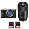 Sony A7C II Silver + FE 90mm f/2.8 Macro G OSS + 2 SanDisk 128GB Extreme PRO UHS-II SDXC 300 MB/s - Appareil Photo Hybride|MCZ DIRECT