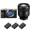Sony A7C II Silver + FE 85mm f/1.4 GM + 3 Sony NP-FZ100 - Appareil Photo Hybride|MCZ DIRECT