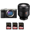 Sony A7C II Silver + FE 85mm f/1.4 GM + 3 SanDisk 64GB Extreme PRO UHS-II SDXC 300 MB/s - Appareil Photo Hybride|MCZ DIRECT