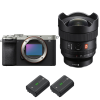Sony A7C II Silver + FE 14mm f/1.8 GM + 2 Sony NP-FZ100|MCZ DIRECT