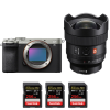 Sony A7C II Silver + FE 14mm f/1.8 GM + 3 SanDisk 256GB Extreme PRO UHS-II SDXC 300 MB/s|MCZ DIRECT