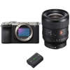 Sony A7C II Silver + FE 24mm f/1.4 GM + 1 Sony NP-FZ100|MCZ DIRECT