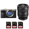 Sony A7C II Silver + FE 24mm f/1.4 GM + 3 SanDisk 256GB Extreme PRO UHS-II SDXC 300 MB/s|MCZ DIRECT