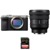 Sony A7C II Silver + FE PZ 16-35mm f/4 G + 1 SanDisk 256GB Extreme PRO UHS-II SDXC 300 MB/s - Appareil Photo Hybride|MCZ DIRECT