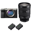 Sony A7C II Silver + FE 24-105mm f/4 G OSS + 2 Sony NP-FZ100 - Appareil Photo Hybride|MCZ DIRECT