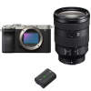 Sony A7C II Silver + FE 24-105mm f/4 G OSS + 1 Sony NP-FZ100 - Appareil Photo Hybride|MCZ DIRECT