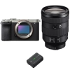 Sony A7C II Silver + FE 24-105mm f/4 G OSS + 1 Sony NP-FZ100 - Appareil Photo Hybride|MCZ DIRECT