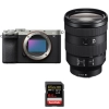 Sony A7C II Silver + FE 24-105mm f/4 G OSS + 1 SanDisk 64GB Extreme PRO UHS-II SDXC 300 MB/s - Appareil Photo Hybride|MCZ DIRECT