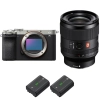 Sony A7C II Silver + FE 35mm f/1.4 GM + 2 Sony NP-FZ100 - Appareil Photo Hybride|MCZ DIRECT